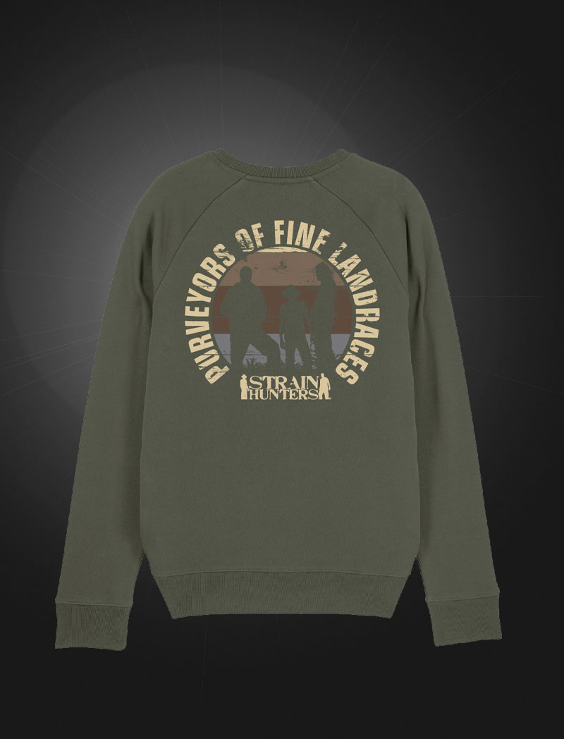 ​Strainhunters Crew Sweater Army