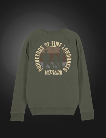 Strainhunters Crew Sweater Army Strainhunters Crew Sweater Army
