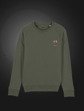 Strainhunters Crew Sweater Army Strainhunters Crew Sweater Army