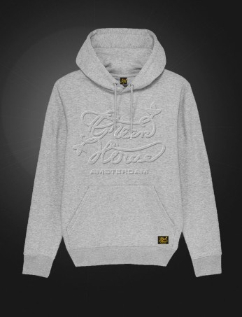 Green House Hoodie Embossed Grey Green House Hoodie Embossed Grey