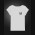 SH Female T-shirt White front SH Female T-shirt White front