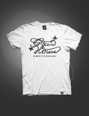 Green House Logo | White