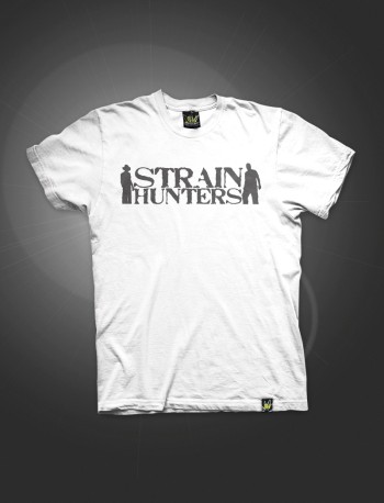 Strain Hunters Logo | White